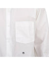 Regular Collar Wind Long Sleeve Shirt White - NANAMICA - BALAAN 9