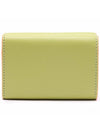 Saffiano Logo Trifold Bifold Wallet Green - MARNI - BALAAN.