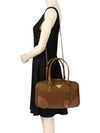 Re-Edition 1978 Re-Nylon Saffiano Leather Medium Tote Bag Cork Beige - PRADA - BALAAN 8