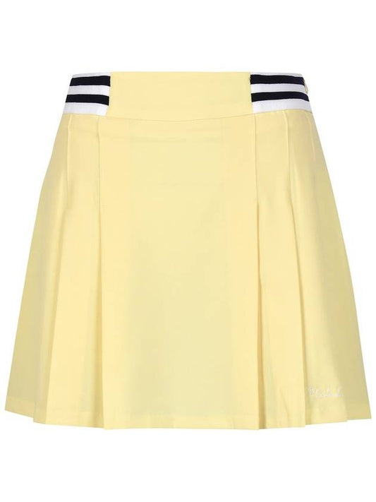 1st reorder 24S Waist color matching pleated mini skirt MW4MS609 - P_LABEL - BALAAN 1