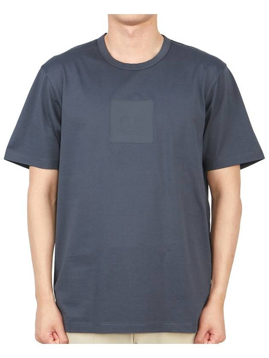 Men's Metropolis Pocket Jersey Short Sleeve T-Shirt Ombre Blue - CP COMPANY - BALAAN 2