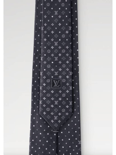 Tie Monogram Gradient Dot Gray Silk M93399 - LOUIS VUITTON - BALAAN 2