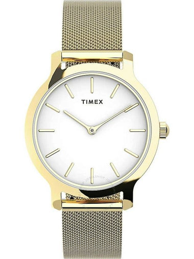 Timex Transcend Quartz White Dial Ladies Watch TW2U86800 - TIMEX - BALAAN 1