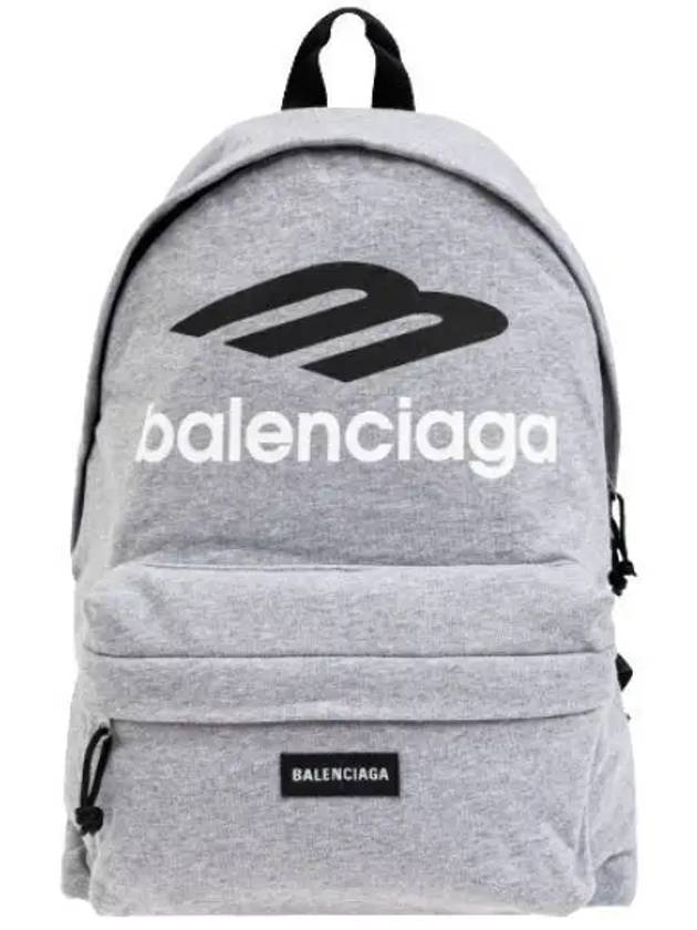 Backpack 503221 2AA7N 1469 HEATH GRAY L BLK WHT - BALENCIAGA - BALAAN 2