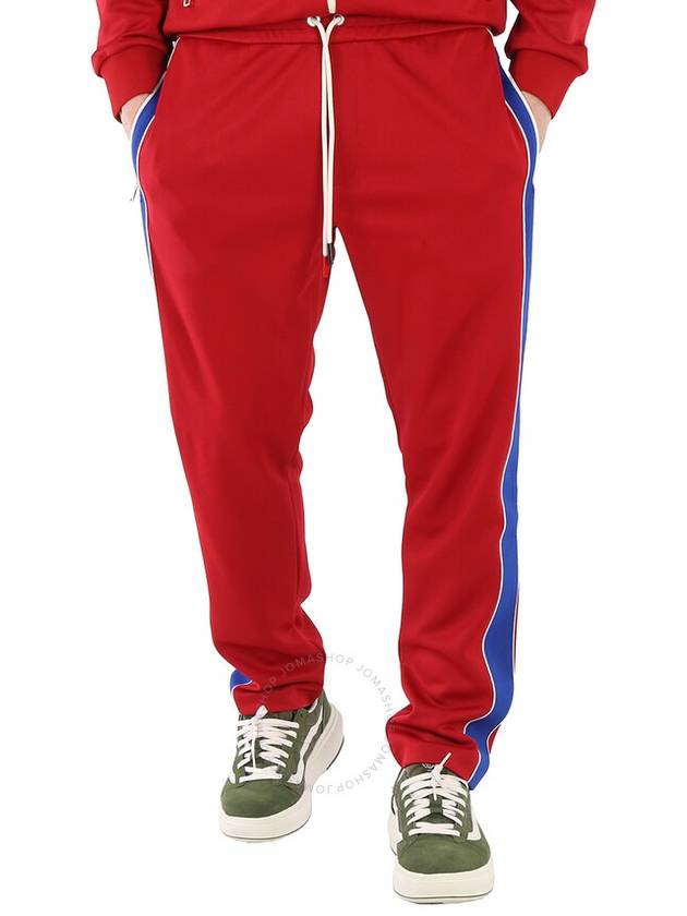 Men's Side Stripe Track Pants Red - MONCLER - BALAAN 2