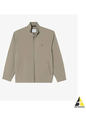 Men s High Neck Outerwear Beige - LACOSTE - BALAAN 1