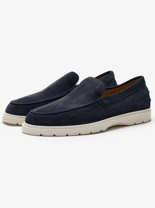 Casual Suede Slipper Loafers Navy - TOD'S - BALAAN 2