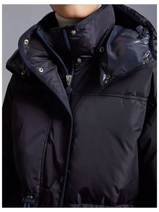 23FW AMOU Women's Padded Down Jacket Navy - MONCLER - BALAAN 2