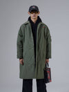 Nylon Padding Maccoat Khaki - UNNORM IS DEAD - BALAAN 1