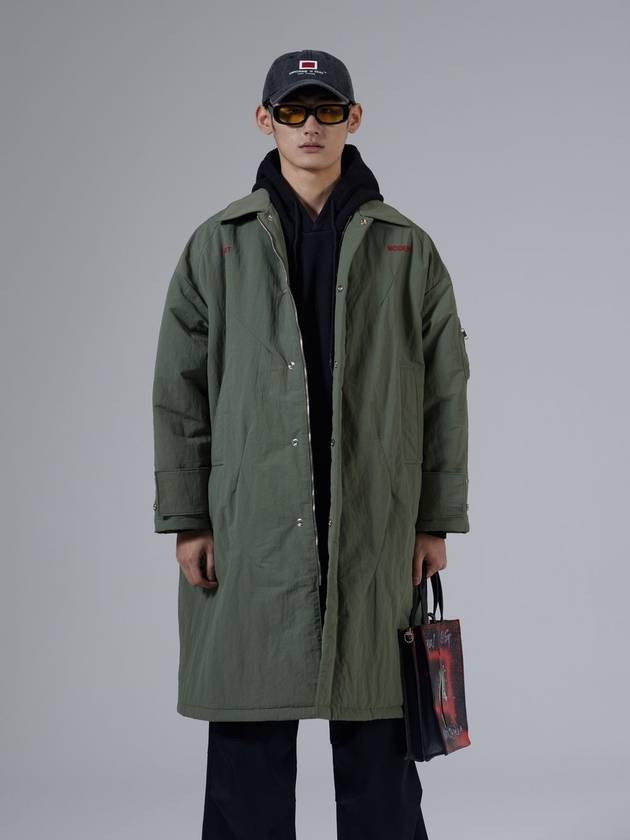 Nylon Padding Maccoat Khaki - UNNORM IS DEAD - BALAAN 2