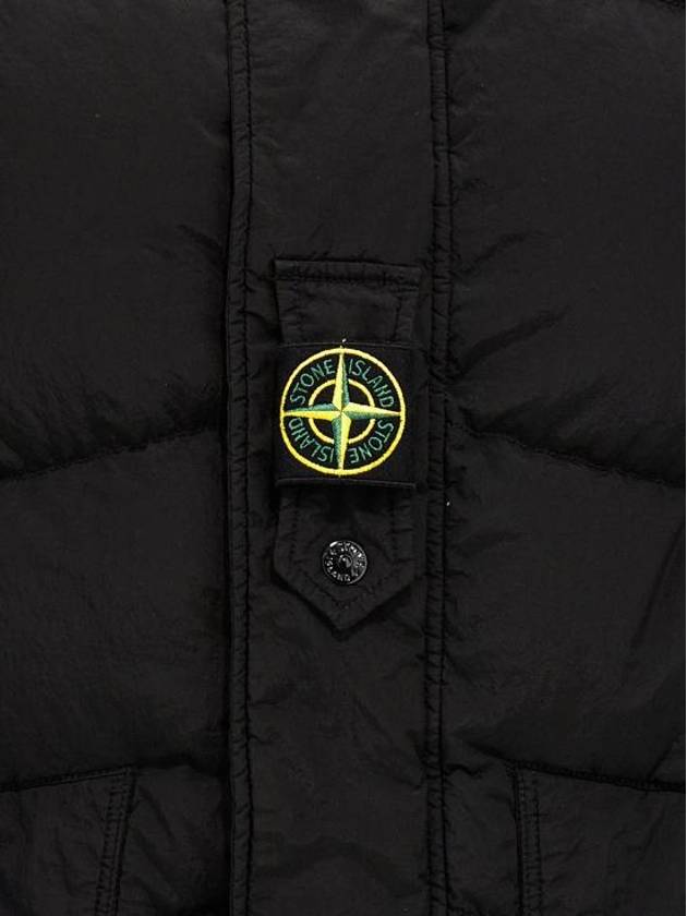 Econyl Reversible Compass Logo Vest Black - STONE ISLAND - BALAAN 6