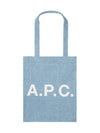 Lou Tote Bag Blue - A.P.C. - BALAAN 4