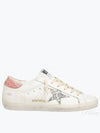 Superstar Pink Tab Leather Low Top Sneakers White - GOLDEN GOOSE - BALAAN 2