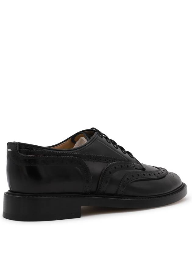 Maison Margiela Black Leather Tabi Lace Up Shoes - MAISON MARGIELA - BALAAN 2