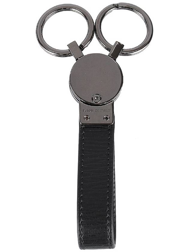 Gancini Revival Key Holder Black - SALVATORE FERRAGAMO - BALAAN 4