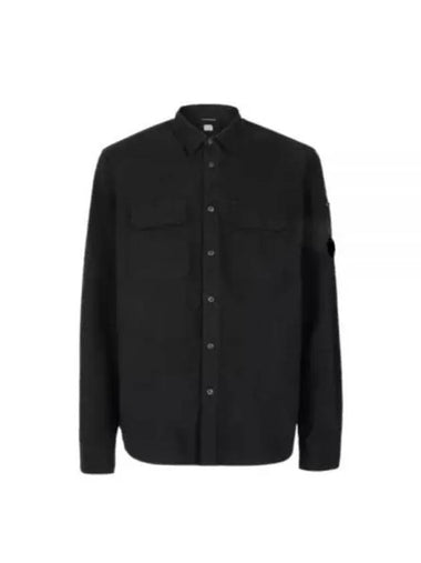 CP Company Organic Gabardine Shirt 17CMSH140A 110143G 999 - CP COMPANY - BALAAN 1