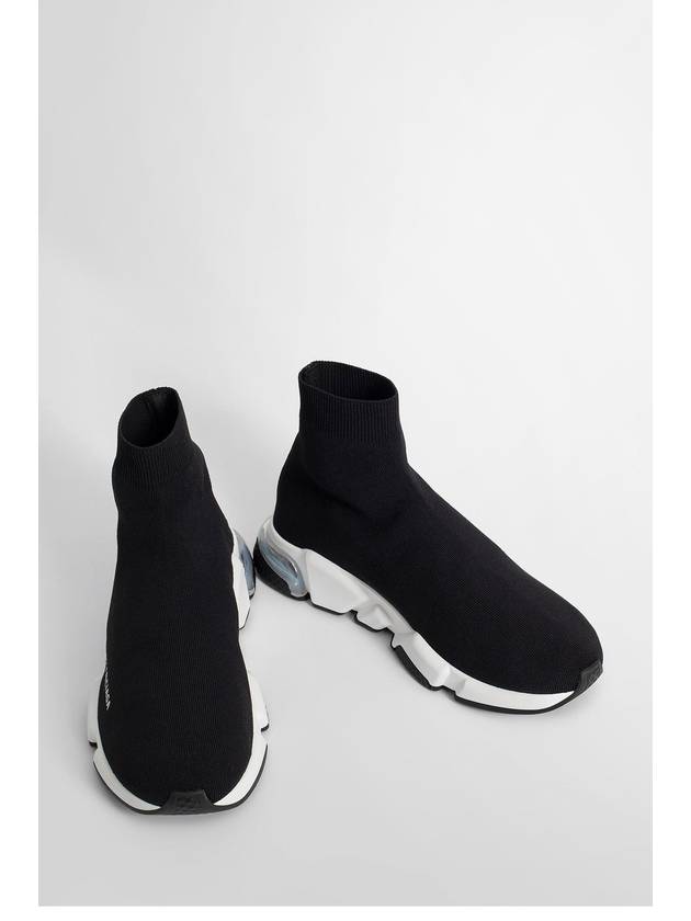 Speed Trainer Clear Sole High Top Sneakers Black - BALENCIAGA - BALAAN 8