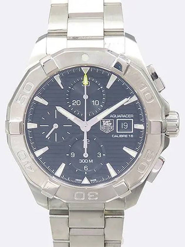 CAY2110 0 Aquaracer Caliber 16 Chronograph Automatic Steel Men s Watch - TAG HEUER - BALAAN 1