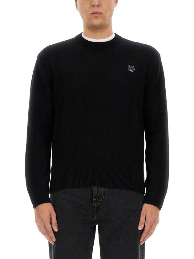 Fox Head Knit Top Black - MAISON KITSUNE - BALAAN 9