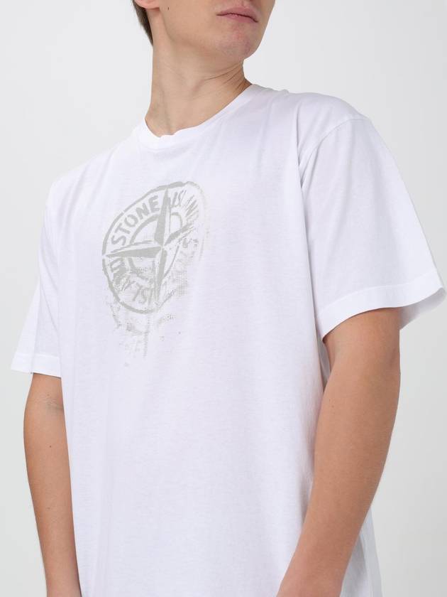 T-shirt Stone Island con maxi logo - STONE ISLAND - BALAAN 5