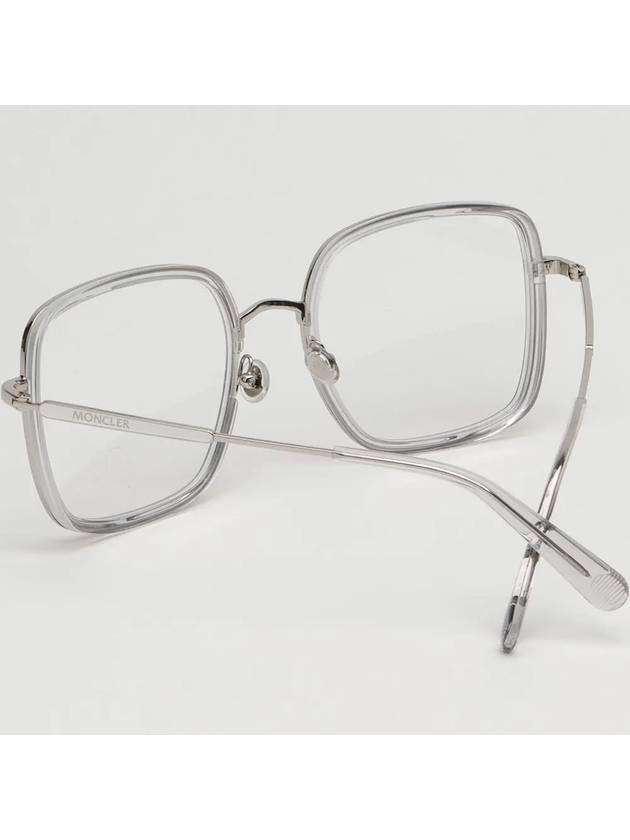 Eyewear Square Eyeglasses Silver - MONCLER - BALAAN 5