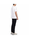 Classic Pique Rib Side Insert 4-Bar Short Sleeve T-Shirt White - THOM BROWNE - BALAAN 7