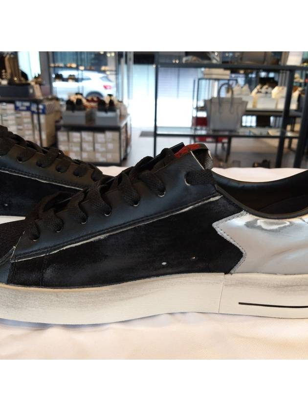 Stardan Suede Nappa Low Top Sneakers Black Silver - GOLDEN GOOSE - BALAAN 8