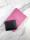 East West Leather Half Wallet Black - SAINT LAURENT - BALAAN 10