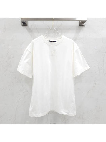 Lux You L LV embossed white short sleeve t shirt 1AA5E1 - LOUIS VUITTON - BALAAN 1