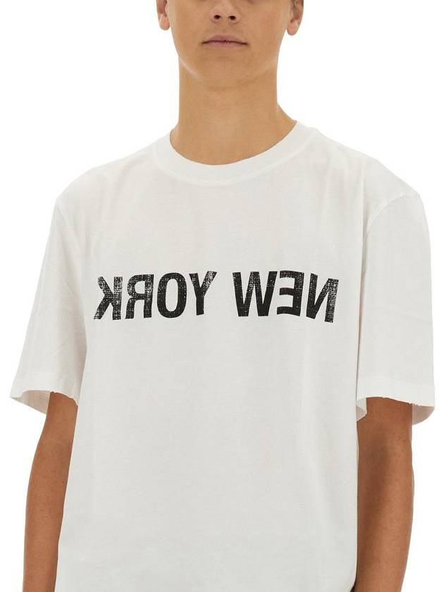 Helmut Lang T-Shirt With Logo - HELMUT LANG - BALAAN 4