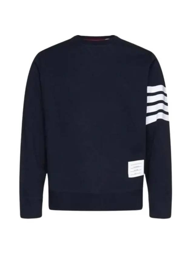 4 Bar Loopback Jersey Sweatshirt Navy - THOM BROWNE - BALAAN 3