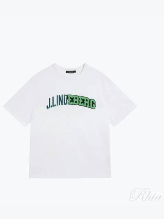 Camilo Graphic Short Sleeve T-Shirt White - J.LINDEBERG - BALAAN 2