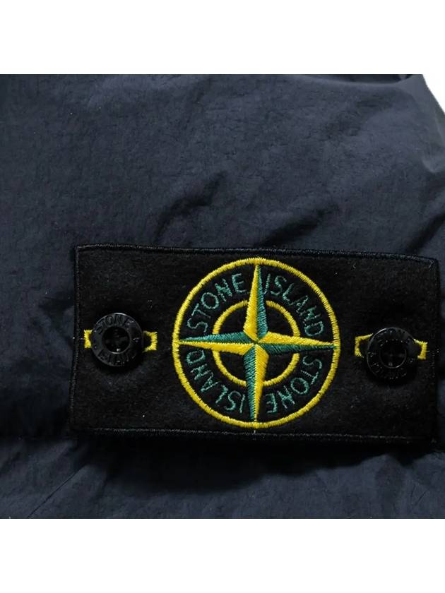 Wappen Patch Crinkle Labs Padding Navy - STONE ISLAND - BALAAN 5