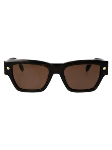 Sunglasses AM0409S 002 002 HAVANA HAVANA BROWN - ALEXANDER MCQUEEN - BALAAN 1