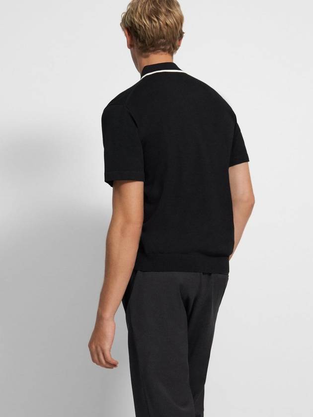 Goris Polo Shirt Black - THEORY - BALAAN 5