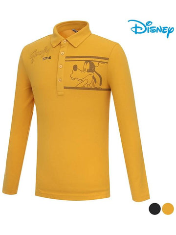 Men s Character Artwork Long Sleeve Collar T Shirt DN3MTS009 - DISNEY GOLF - BALAAN 1