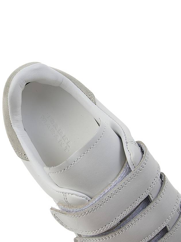 Beth Logo Leather Low Top Sneakers White - ISABEL MARANT - BALAAN 8