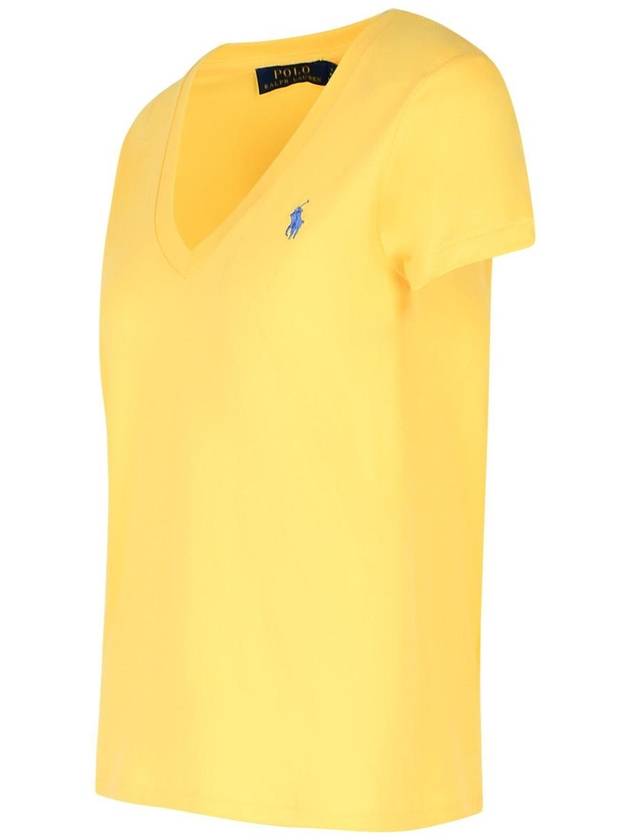 Polo Ralph Lauren Yellow Cotton T-Shirt - POLO RALPH LAUREN - BALAAN 2