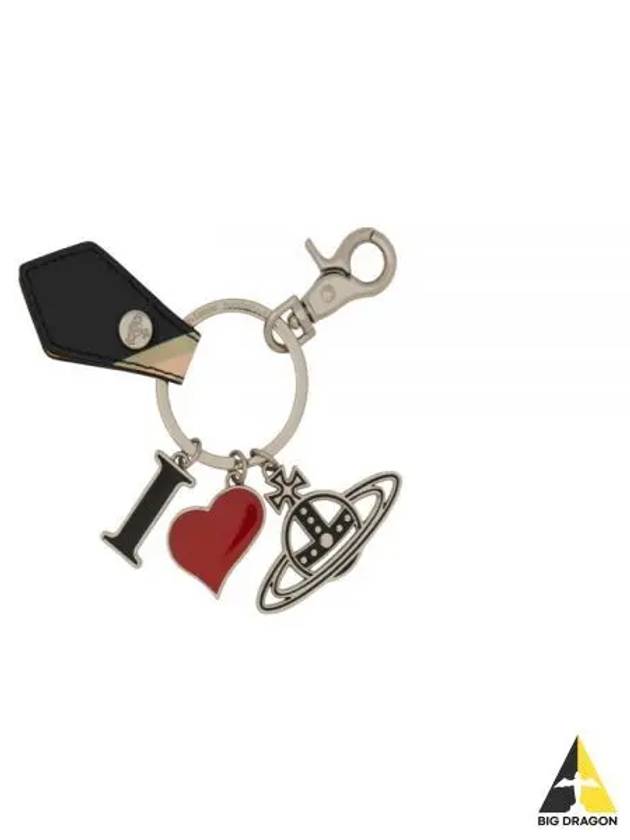 I LOVE ORB Tartan Leather Key Holder - VIVIENNE WESTWOOD - BALAAN 2