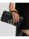 Miss Montaigne Smooth Calfskin Mini Bag Black - DIOR - BALAAN 7