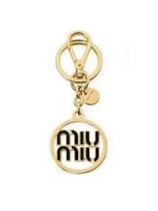 Logo Metal Keyholder Black - MIU MIU - BALAAN 2