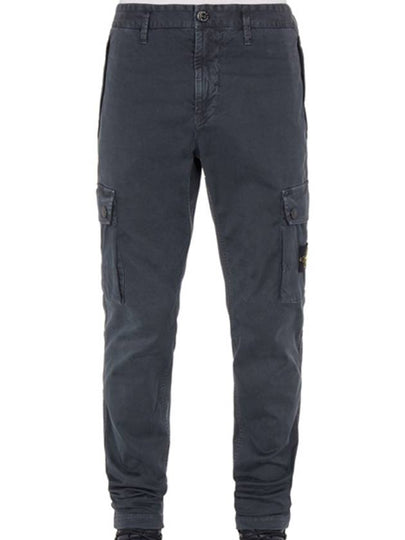 Wappen Patch Slim Fit Straight Pants Dark Grey - STONE ISLAND - BALAAN 2