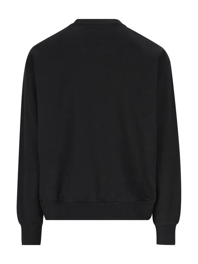 Logo Detail Crew Neck Sweatshirt Black - GIVENCHY - BALAAN 3