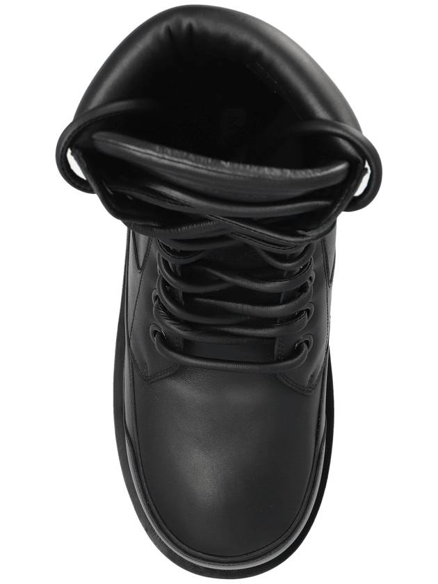 Alexander McQueen Leather Wedge Ankle Boots, Men's, Black - ALEXANDER MCQUEEN - BALAAN 6