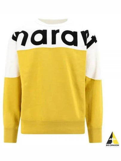 Howley Logo Crew Neck Sweatshirt Yellow - ISABEL MARANT - BALAAN 2