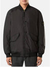 Reps R NY Bomber Jacket Black - STONE ISLAND - BALAAN 2