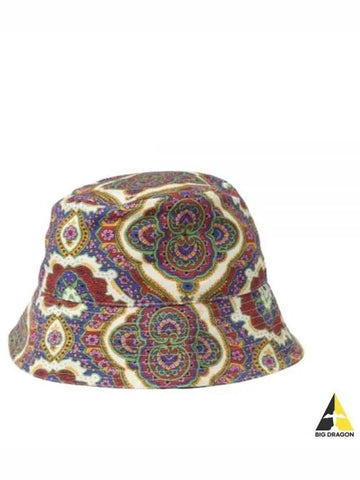 24 WAQA000899SA584 X0800 Print Bucket Hat - ETRO - BALAAN 1