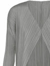 Pleated please basic long cardigan - ISSEY MIYAKE - BALAAN 3