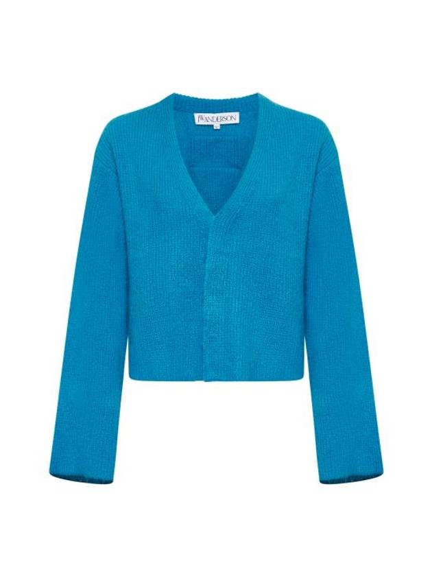 V-Neck Cardigan Blue - JW ANDERSON - BALAAN 1