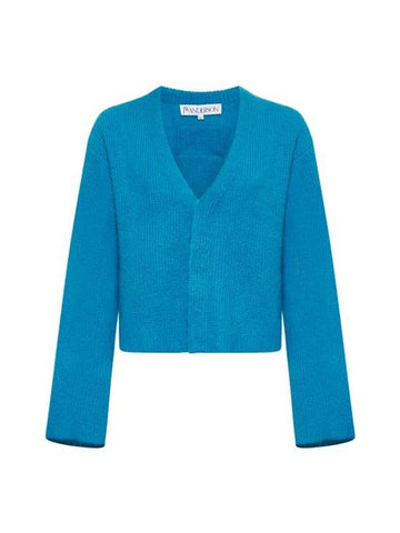 V-Neck Cardigan Blue - JW ANDERSON - BALAAN 1